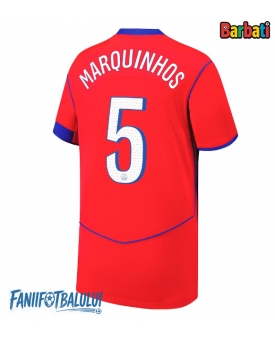 Paris Saint-Germain Marquinhos #5 Tricou Fotbal Replică 2025-26 Barbati Treilea